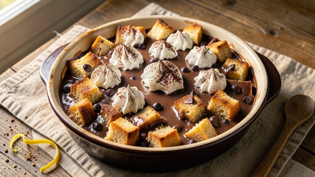 Carrabba's Chocolate Bread Pudding Recipe: Coffee-Infused Crunch With Fudgy Centers