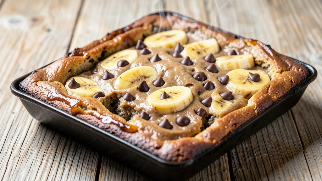 Banana Chocolate Chip Brownies Recipe: Fudgy Cracks and Melty Chips in One Bake