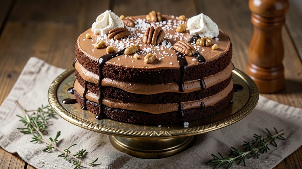 Best Ever German Chocolate Cake Recipe and Frosting: Coffee-Infused Fudge Swirls With Pecan-Packed Crust