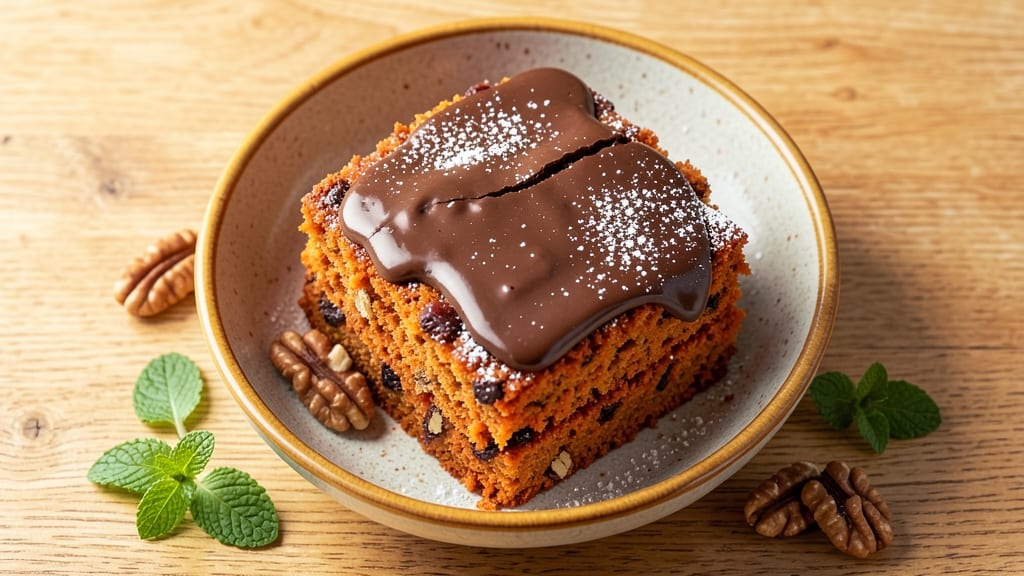 Carrot Cake Recipe With Chocolate Topping: Triple-Layered Moisture and Fudgy Ganache Rivers