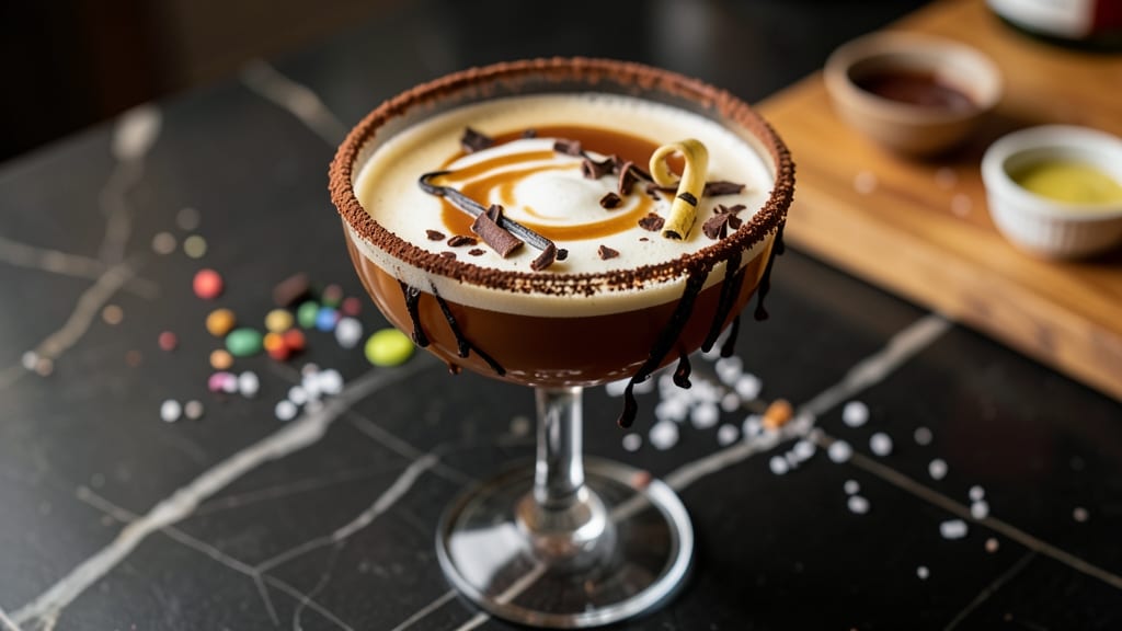 Borgata Chocolate Martini Recipe: Coffee-Infused Creaminess With Crispy Chocolate Rim