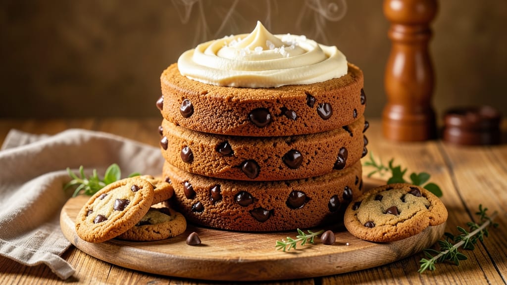 Best Chocolate Chip Cookie Cake Recipe Ever: Triple-Layered Tower With Gooey Chunks