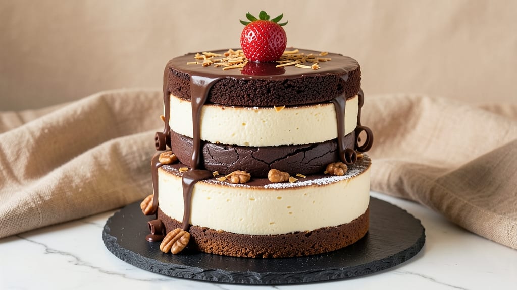 Cheesecake Factory Chocolate Tower Truffle Cake Copycat Recipe: Triple-Layered Crunch With Coffee-Infused Ganache Rivers