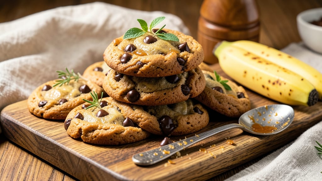 Brown Butter Banana Chocolate Chip Cookies Recipe: Nutty-Sweet Swirls With Caramelized Butter