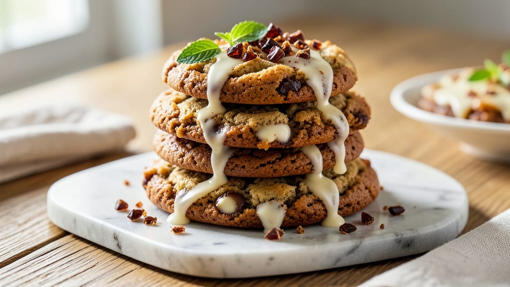 Biscoff and White Chocolate Cookies Recipe: Triple-Layered Fudge Swirls With Caramelized Edges
