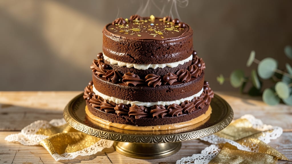 Big Chocolate Birthday Cake Recipe: Triple-Layered Heights With Moisture-Sealed Layers