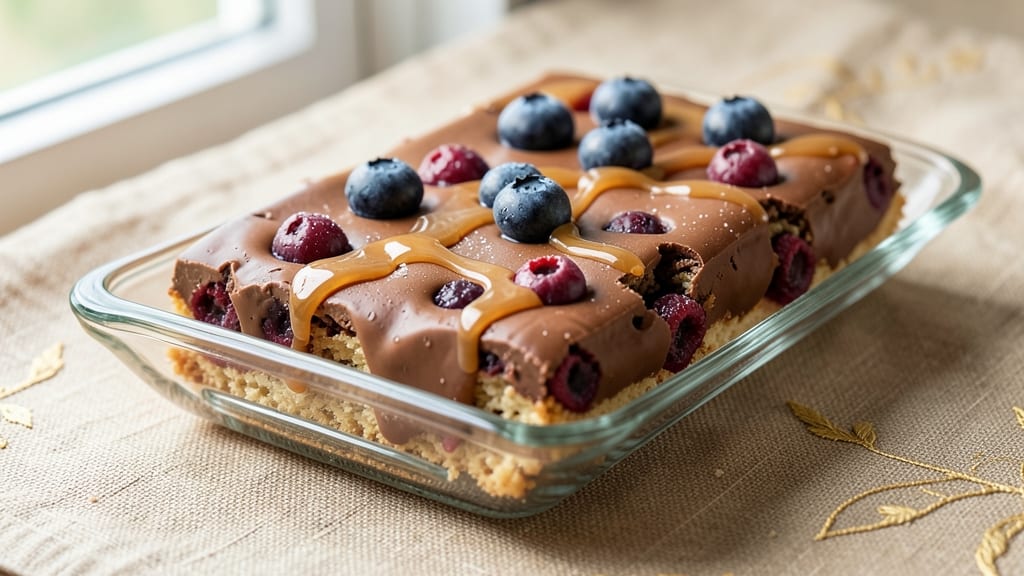 Blueberry Chocolate Bars Recipe: Fudgy Crunch Meets Juicy Berries