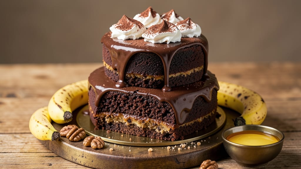 Baking Chocolate Banana Cake Recipe: Fudgy Cocoa-Banana Layers With Secret Moisture Trick
