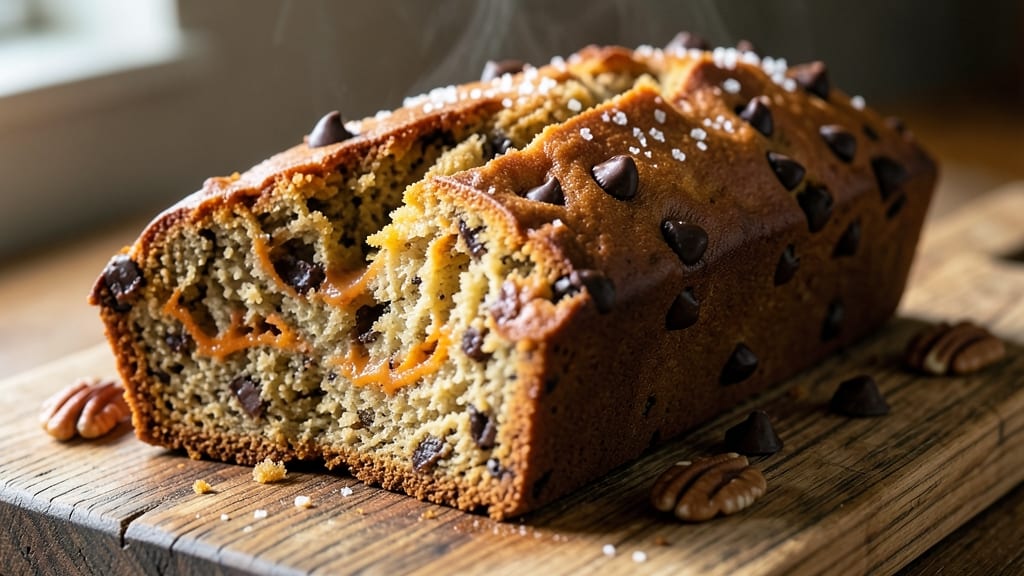 Brown Butter Chocolate Chip Pumpkin Bread Recipe: Nutty-Roasted Flavor with Crispy Chip Rivers