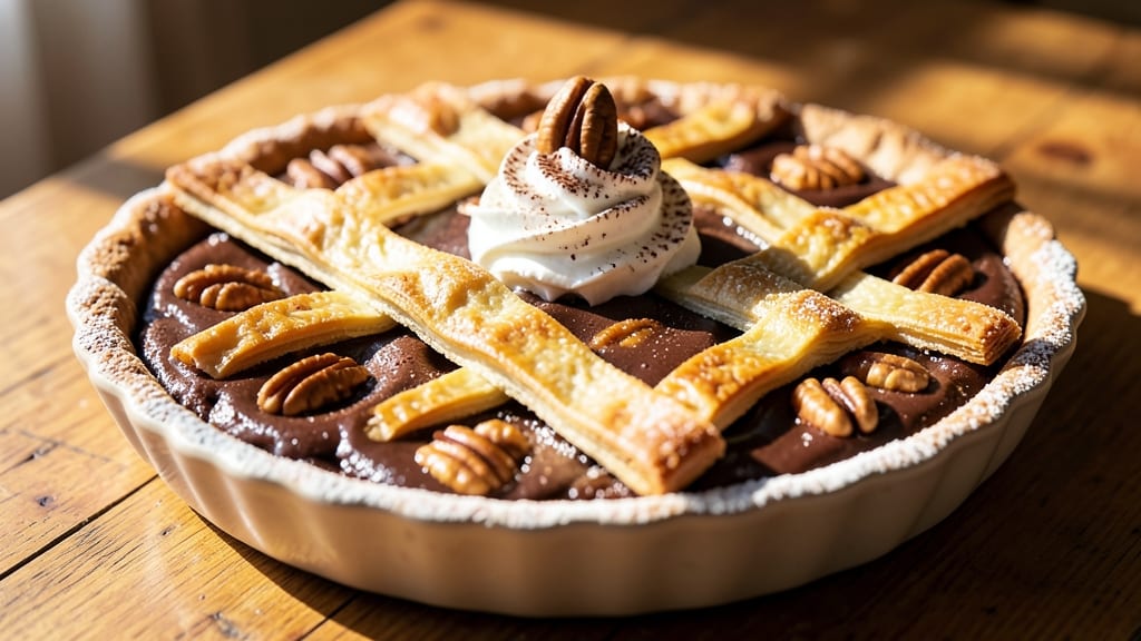 Best Chocolate Pecan Pie Recipe Ever: Crunchy Top, Fudgy Core, Coffee-Infused Magic