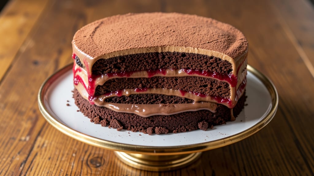Biscoff Chocolate Cake Recipe: Espresso-Enhanced Layers and Buttery Vanilla Streaks