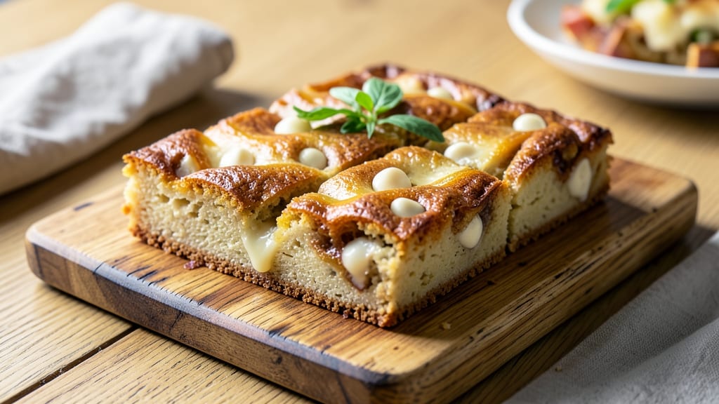 Blondie Recipe With White Chocolate Chips: Fudgy Cocoa Crunch With Melty Sweetness
