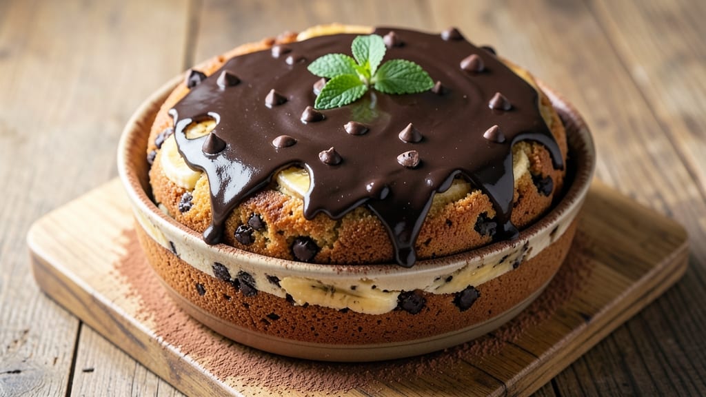 Banana Chocolate Chip Sour Cream Cake Recipe: Moist Layers With Buttery Swirls