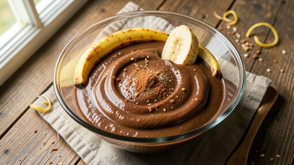 Banana Chocolate Dip Recipe: Warm Spiced Swirls With Crunchy Topping