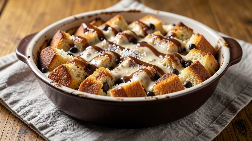 Carmine's Chocolate Bread Pudding Recipe: Boozy Espresso Swirls and Crispy Top Magic