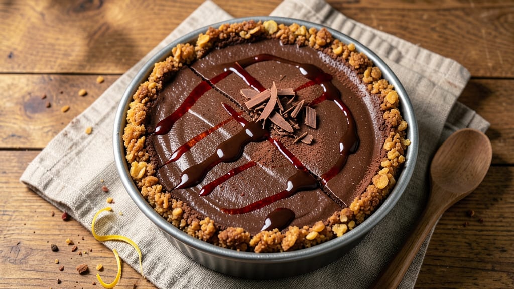 Chilli Chocolate Cheesecake Recipe: Spiced Coffee Fudge Swirls With Crispy Top