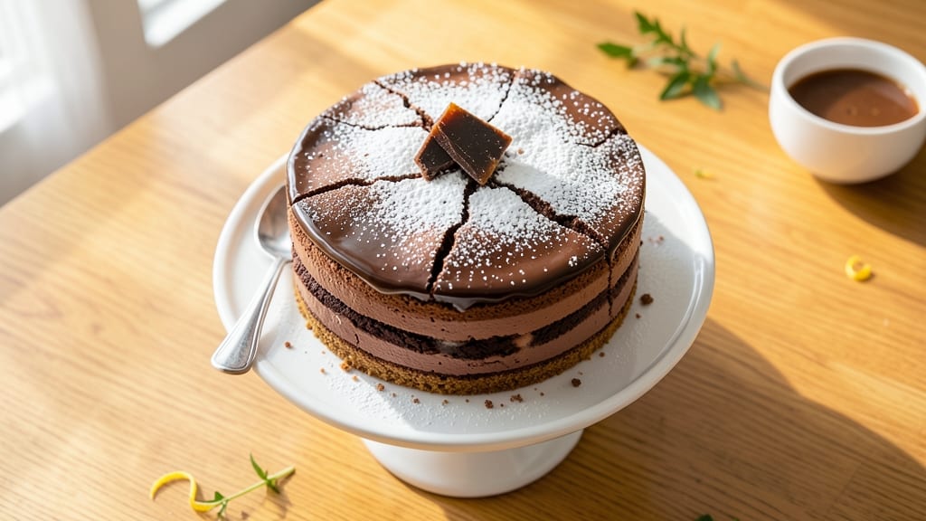 Baked Chocolate Mousse Cake Recipe: Triple-Layered Height With Coffee-Infused Crunch